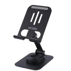پایه نگهدارنده و هولدر رومیزی موبایل و تبلت اکسیژن مدل Oxygen HD3 (چرخشی ۳۶۰ درجه)