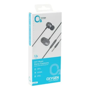 هندزفری و هدفون سیمی داخل گوشی اکسیژن مدل Oxygen HF-5 (جک ۳.۵ میلی‌متری با کنترل صدا) 2