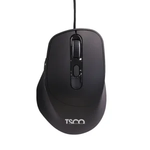 ماوس با سیم ارگونومیک تسکو مدل TSCO TM 309 (دقت 3600 DPI و ۶ کلید)