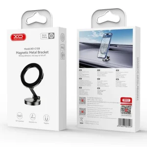 هولدر مگنتی تاشو و تمام فلزی XO مدل C158 (چرخش ۳۶۰ درجه، سازگار با مگ‌سیف) 3