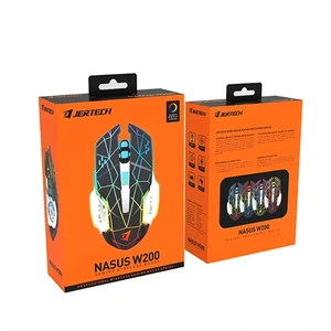 ماوس گیمینگ بی‌سیم جرتک مدل Jertech NASUS W200 (شارژی و RGB)