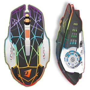 ماوس گیمینگ بی‌سیم جرتک مدل Jertech NASUS W200 (شارژی و RGB)