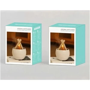 دستگاه بخور سرد و رطوبت ساز رومیزی طرح آتش و هیزم مدل HOLDMAY KP-6038