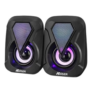 اسپیکر دو تکه دسکتاپ کایزر Kaiser مدل K-U330 (نورپردازی RGB)