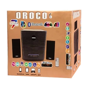 اسپیکر سه تکه رومیزی بلوتوثی اوروکو OROCO (توان  40 𝑊و ریموت کنترل)