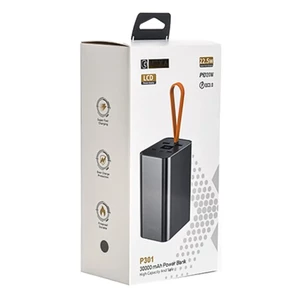 شارژر همراه و پاوربانک فست‌شارژ نکسا NEXA مدل P301 ظرفیت  30000 mAh  (توان  22.5 𝑊 و 𝑃 𝐷 20 𝑊 ) 3