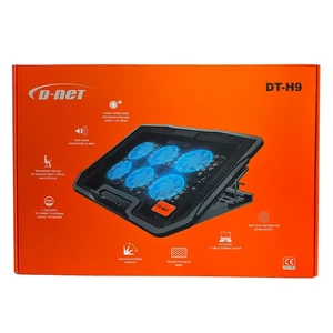 پایه خنک کننده لپ تاپ 6  فن دی نت (  D−net ) مدل  H9  (پشتیبانی تا  17 اینچ) 6