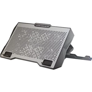 پایه خنک کننده لپ تاپ ۵ فن BAYBEL RGB مدل F-62 (دارای پنل تنظیمات و هولدر) 4