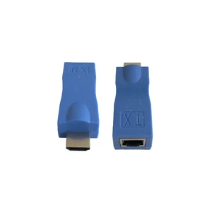 مبدل و اکستندر HDMI روی کابل شبکه تا 30 متر مدل 092