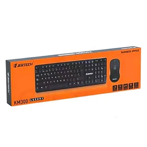 ست کیبورد و ماوس بی‌سیم جرتک مدل KM300 | اداری و خوش‌قیمت 2