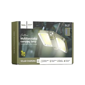 پروژکتور و چراغ کمپینگ خورشیدی هوکو مدل Hoco DL22 | تاشو، مگنتی و 2400 لومن 6