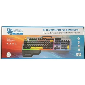کیبورد گیمینگ باسیم بیبل (BAYBEL) مدل GK-760 | نورپردازی RGB و طراحی Sniper 5