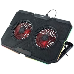پایه خنک کننده لپ تاپ دی-نت مدل DT-80 همراه با نورپردازی RGB و 2 فن 4