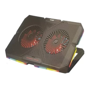 پایه خنک کننده لپ تاپ دی-نت مدل DT-80 همراه با نورپردازی RGB و 2 فن 5