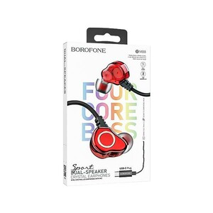 خرید هندزفری تایپ سی بروفون مدل BM88 (طراحی اسپرت و صدای شفاف) 2