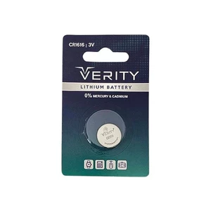 باتری سکه ای وریتی مدل CR1616 بسته تکی | انرژی قابل اعتماد برای ریموت‌های ظریف