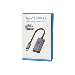 کارت کپچر اکسترنال HDMI به Type-C (دانگل ویدیویی تایپ سی برای استریم و مک‌بوک)