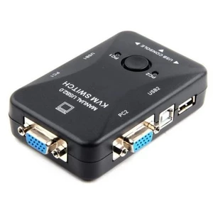 سوئیچ KVM دو پورت دستی رویال مدل 2UK (کنترل ۲ سیستم با یک مانیتور و ماوس)