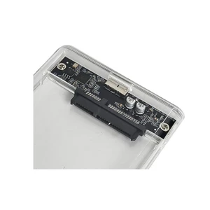 باکس هارد 2.5 اینچی شفاف آنوشان (Andshan) مدل A-410 | قاب شیشه ای USB 3.0 2