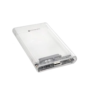 باکس هارد 2.5 اینچی شفاف آنوشان (Andshan) مدل A-410 | قاب شیشه ای USB 3.0 3