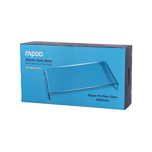 پایه زیر مانیتور شیشه‌ای رپو (Rapoo) مدل 210 سایز Medium 2