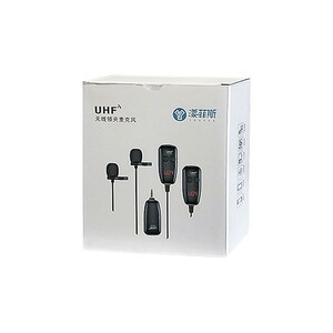 میکروفون یقه‌ای بی‌سیم دوگانه (Dual) مدل UHF-040 با رابط AUX