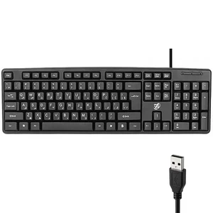کیبورد سیم‌دار ایکس فور تک (X4TECH) مدل 8236 با حروف فارسی