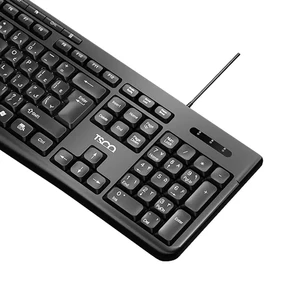 کیبورد سیمی مالتی‌مدیا تسکو (TSCO) مدل TK 8025 با حروف فارسی3