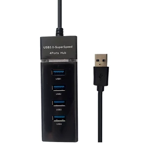 هاب 4 پورت USB 3.0 مدل 1055 (کابل 30 سانتی‌متری)