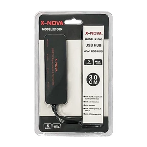 هاب 4 پورت USB 3.0 ایکس نووا (X-NOVA) مدل X1080 (با ورودی آداپتور) 3