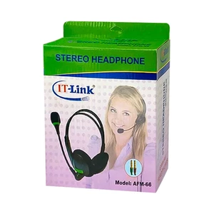 هدست با سیم آی تی لینک (IT-Link) مدل AFM-66 (دو فیش) 2