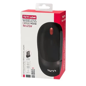 ماوس بی سیم تسکو (TSCO) مدل TM 672W | با حسگر اپتیکال و کلید DPI4