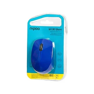 ماوس بلوتوث و بی‌سیم رپو مدل M100 آبی | سایلنت و دوال مود 4