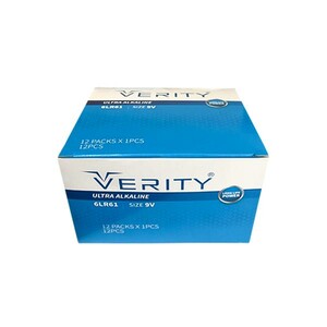 باتری کتابی ۹ ولت آلکالاین وریتی مدل 6LR61 | عمر طولانی (Ultra Alkaline)2
