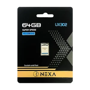 فلش مموری NEXA مدل UX302 | 64 گیگابایت USB 3.0 فوق‌سریع با طراحی مینی فلزی2