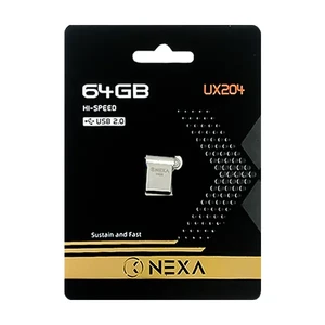 فلش مموری NEXA مدل UX204 | ظرفیت 64 گیگابایت USB 2.0 با بدنه تمام فلزی2