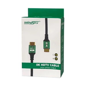 کابل MiniSky HDMI 8K/V2.1 سه متری | تجربه واقعی 8K UHD با سرعت بالا 2