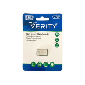 فلش مموری وریتی V822 ظرفیت 32 گیگابایت | بدنه فلزی، ضد آب، ضد ضربه2