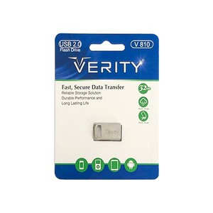 فلش مموری وریتی V810 ظرفیت 32 گیگابایت | بدنه فلزی مات، ضد آب و ضد ضربه2