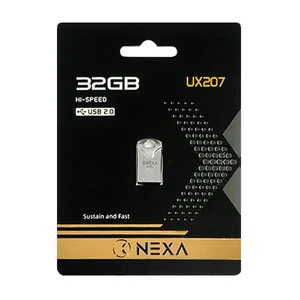 فلش مموری NEXA UX207 ظرفیت 32 گیگابایت | USB 2.0، بدنه فلزی مقاوم2
