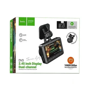دوربین ثبت وقایع خودرو هوکو مدل DV3 با نمایشگر 2.45 اینچ و ضبط 1080P