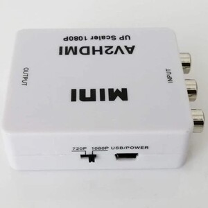 تبدیل AV به HDMI مدل 008 | Mini AV2HDMI Up Scaler 1080P 3