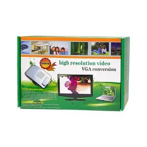 مبدل تصویر AV سه فیش و S-Video به VGA آداپتور دار (اکتیو) 3