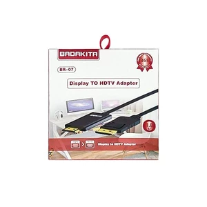 کابل تبدیل DisplayPort به HDMI برند BADAKITA مدل BR-07 (4K@60Hz) | طول ۱.۸ متر 3
