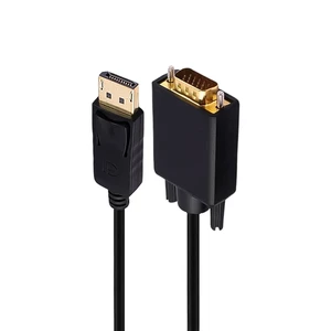 کابل تبدیل DisplayPort به VGA آنوشان مدل A-802 | کانکتور طلایی
