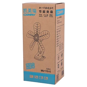 پنکه رومیزی و گیره‌ای پنج پر کمری (Camry) مدل Mir110-55