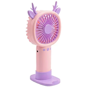 پنکه دستی و رومیزی شارژی فانتزی طرح گوزن مدل JL8858-B2
