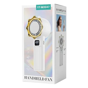 پنکه دستی و رومیزی شارژی دیجیتال دیمردار مدل YT-M20473