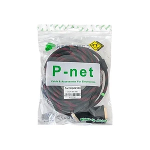 کابل تصویر DVI-D پی نت (P-net) روکش کنفی طول ده متر 2