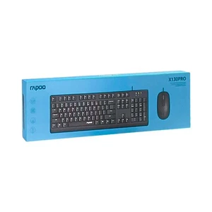 کیبورد و ماوس با سیم رپو مدل X130PRO 2